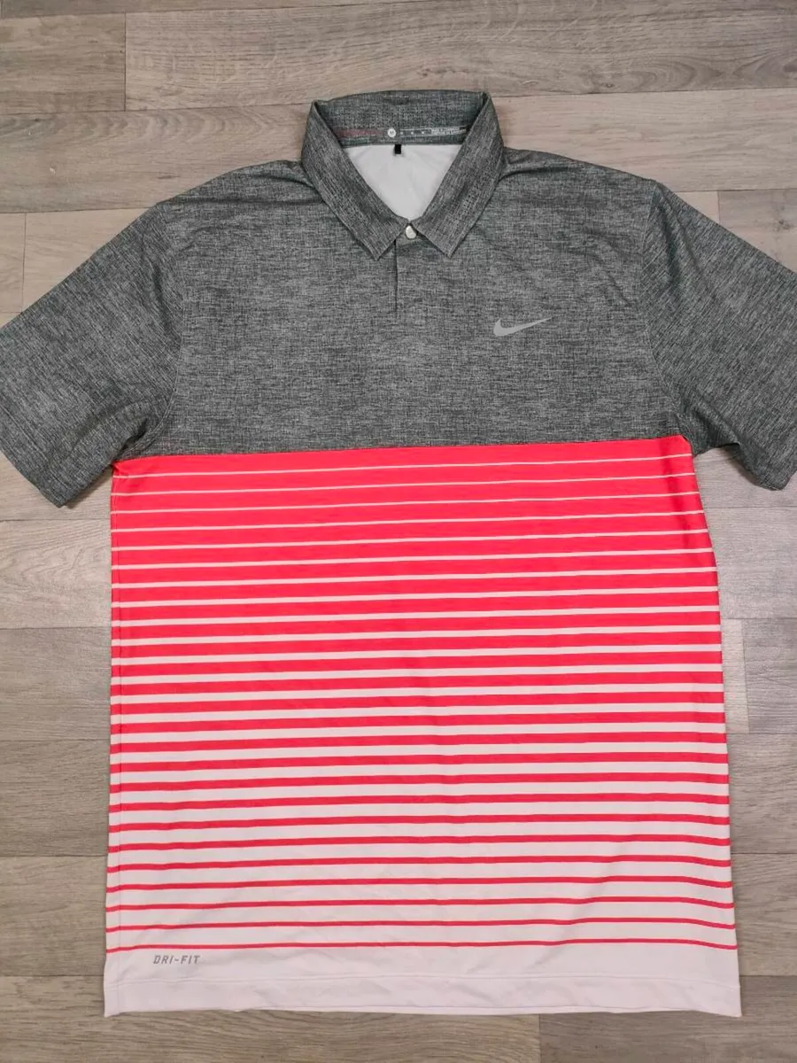 Nike Tiger Woods Golf Polo Shirt Mens Medium - Image 2
