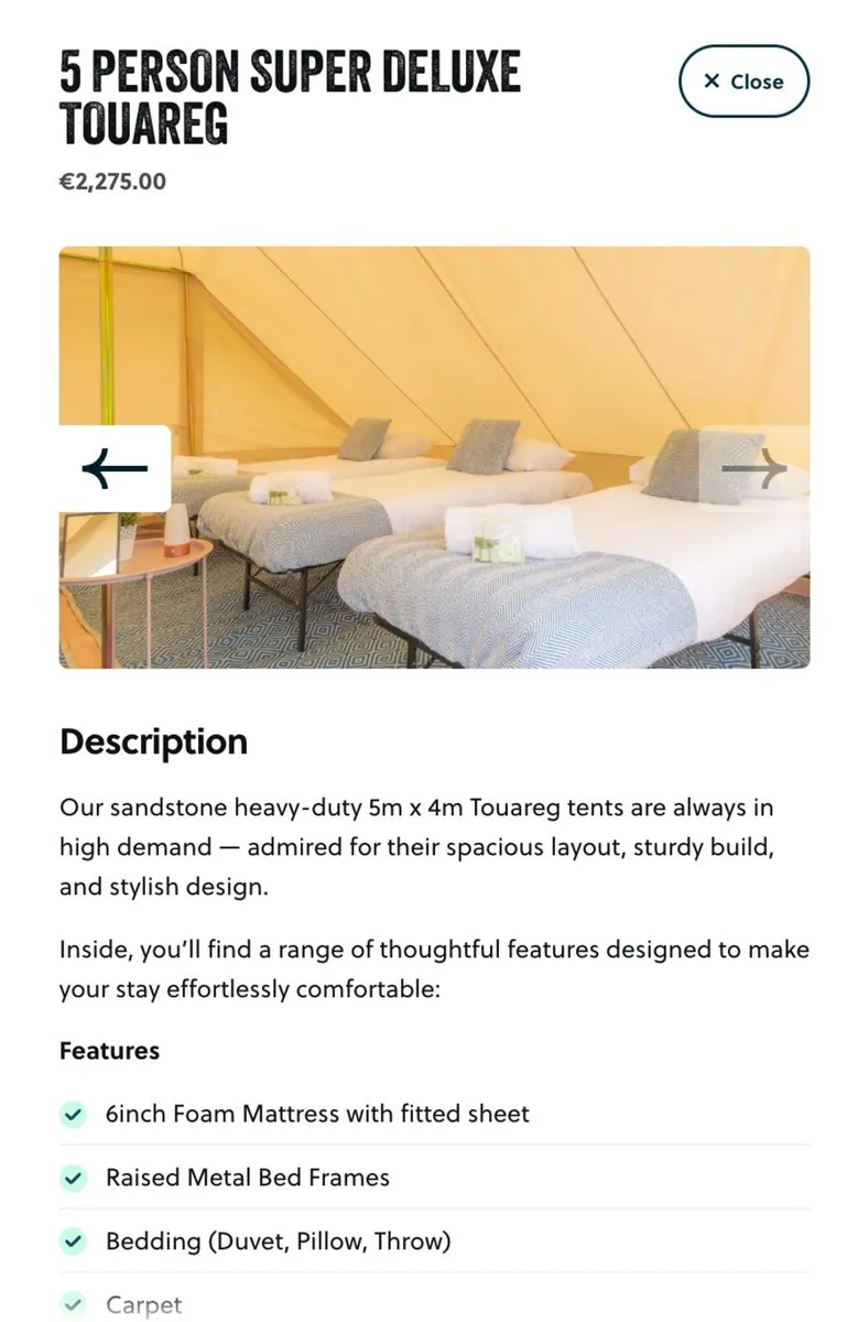 5 person Pink Moon glamping - Image 1