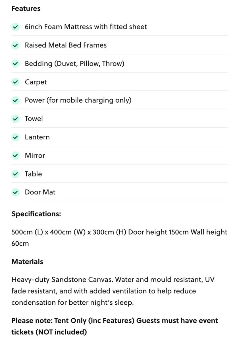 5 person Pink Moon glamping - Image 2