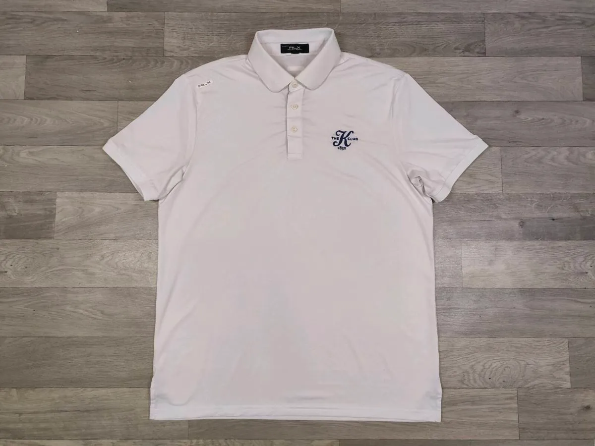 RLX Ralph Lauren The K Club Golf Polo Shirt Mens L - Image 1