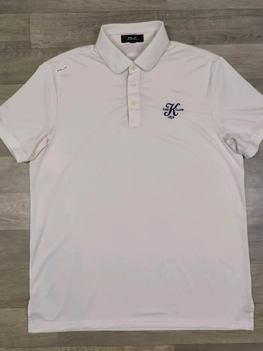 RLX Ralph Lauren The K Club Golf Polo Shirt Mens L - Image 2