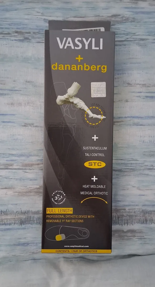 Vasyli Dananberg Orthotic Insoles Sz Medium (New) - Image 4