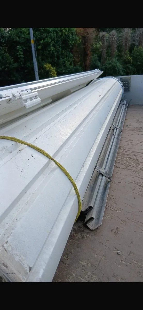 Roller door and pvc door with glass