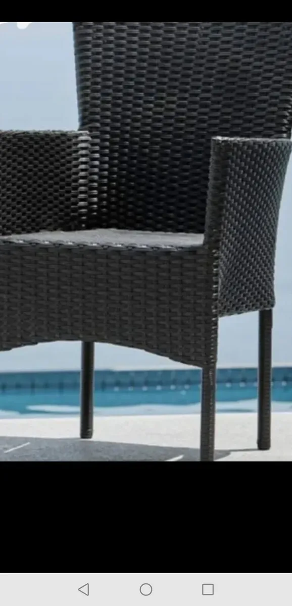 Brand New Stackable Chairs x 4 - Image 1