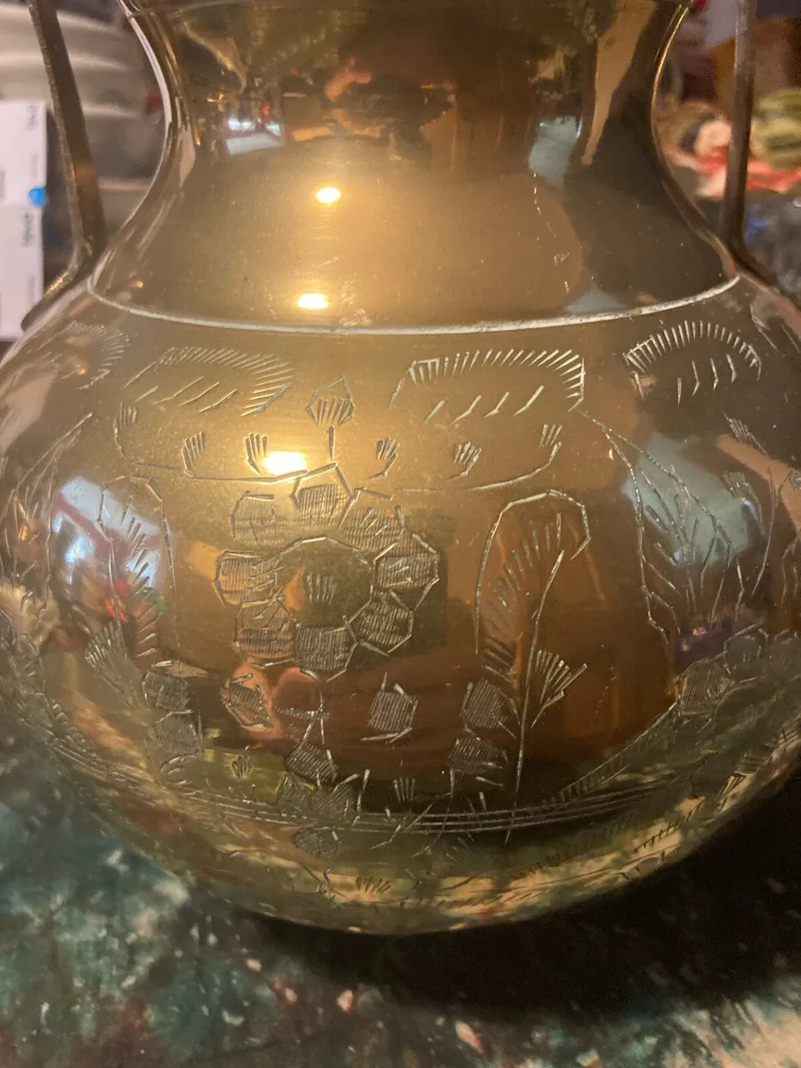 Brass kettle free postage - Image 2