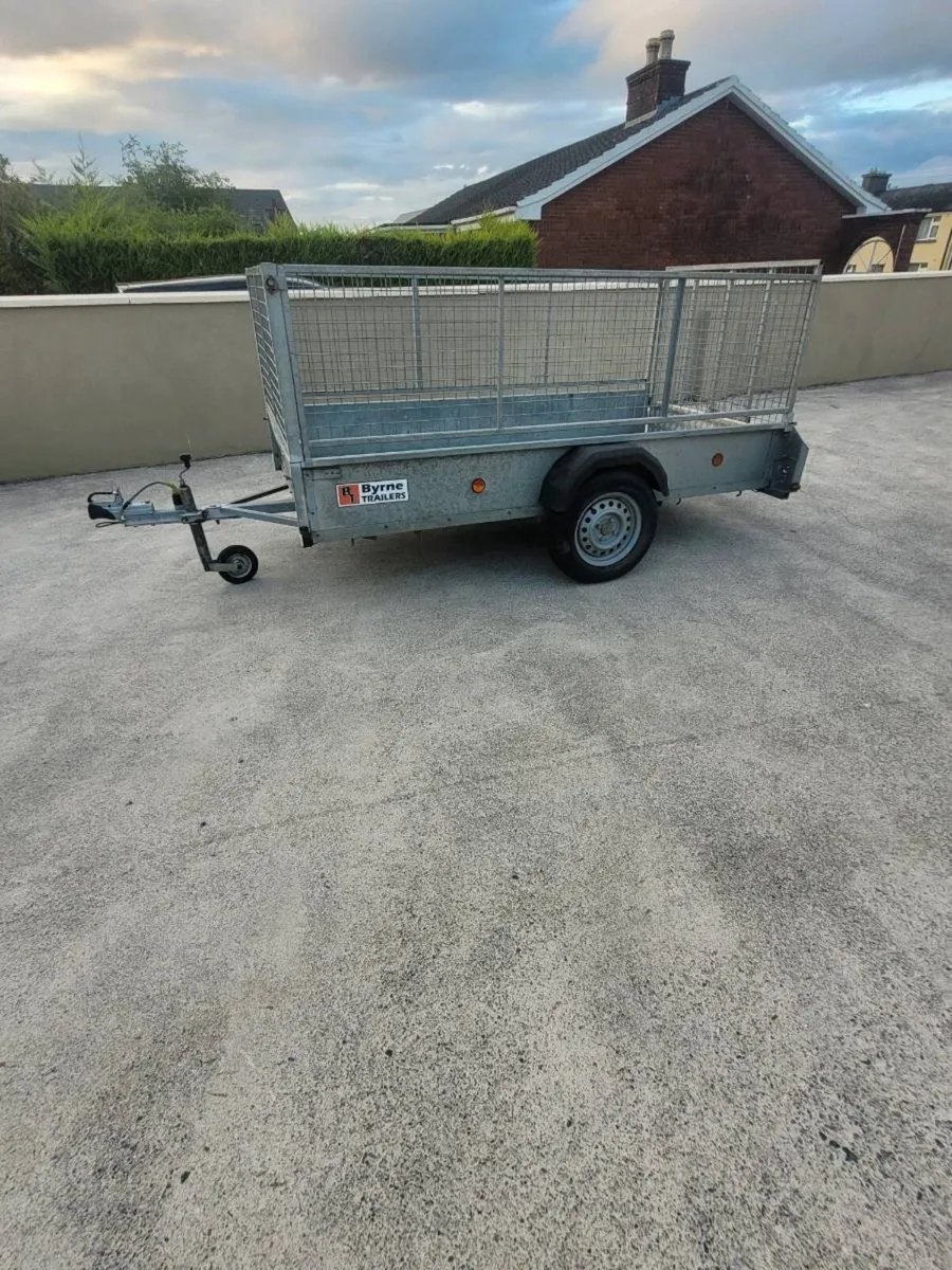 8x4 murphys trailer with removable creels like new - Image 1