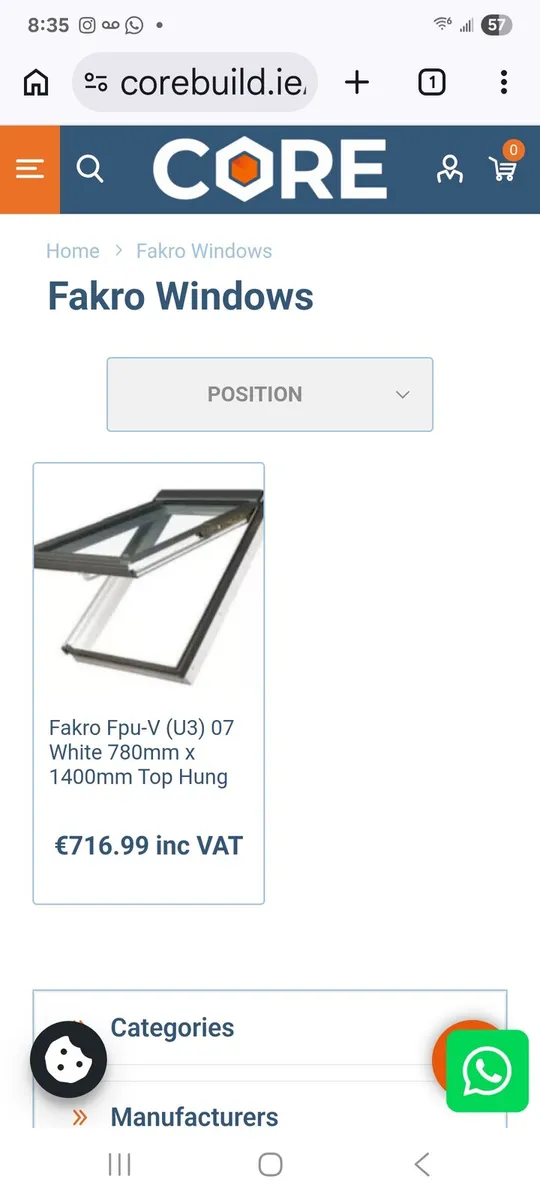 Fakro roof windows 780x160 - Image 1