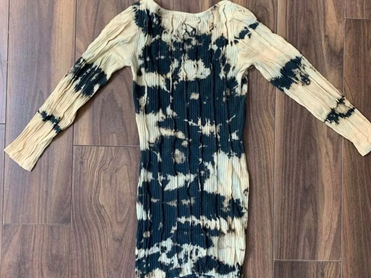 Ladies/Girls Ribbed Bandeau Dress with cut-out bac - Image 3