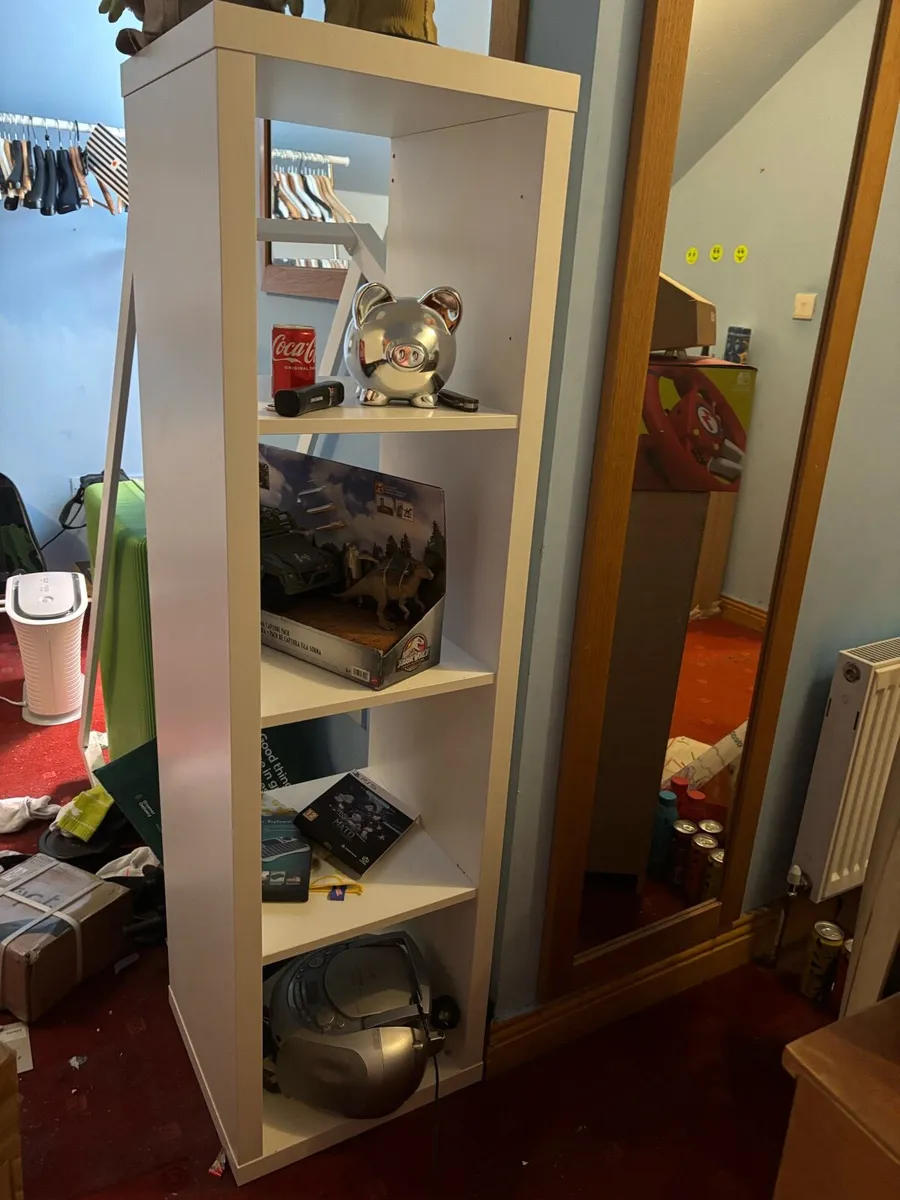 Cube storage Unit/ bookcase white - Image 2
