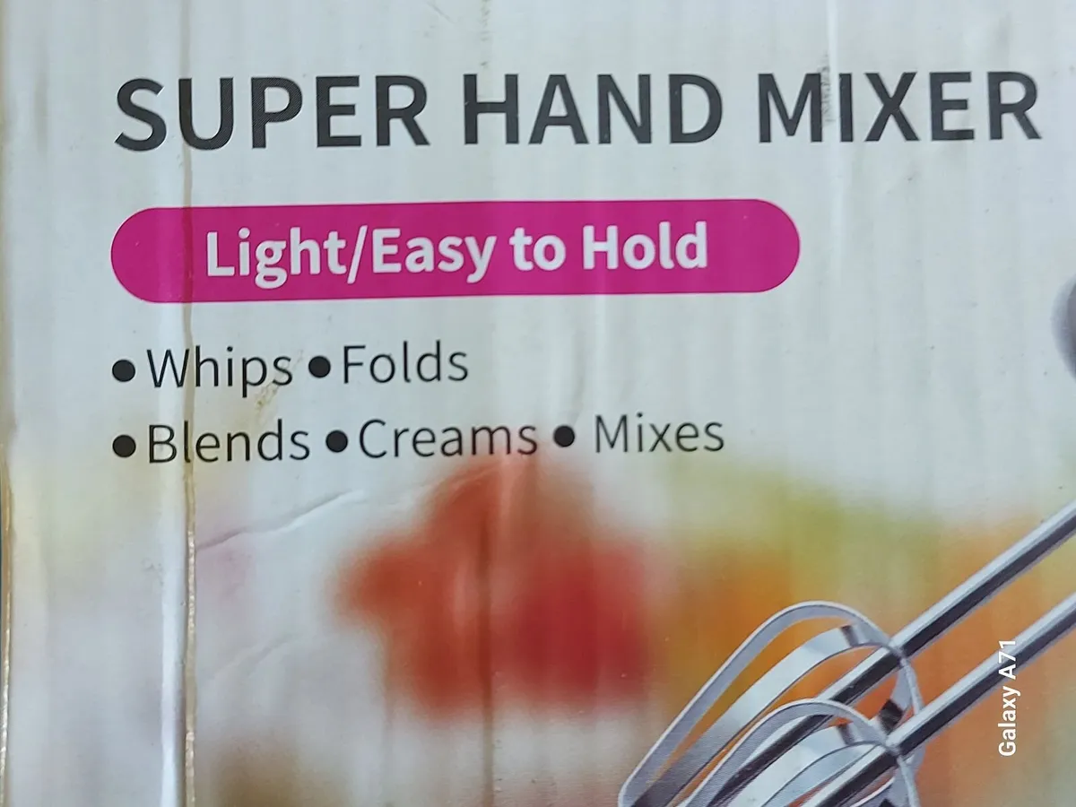 NEW YCOO Supper Hand Mixer, 7 Speeds - Image 2