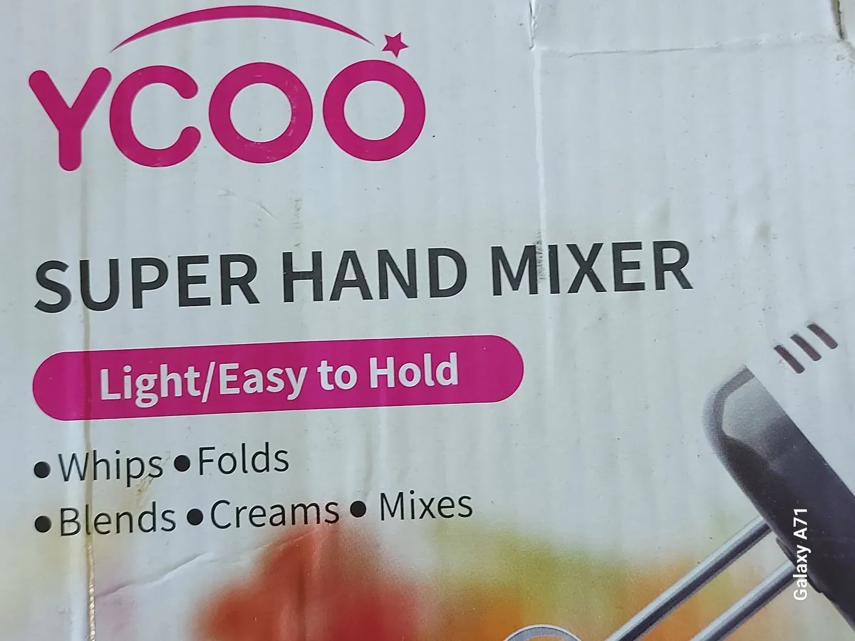 NEW YCOO Supper Hand Mixer, 7 Speeds - Image 3