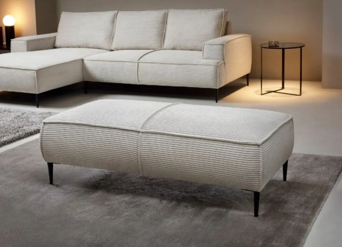 Torino Luxury Rectangular Pouffe Large 140/65 cm - Image 1