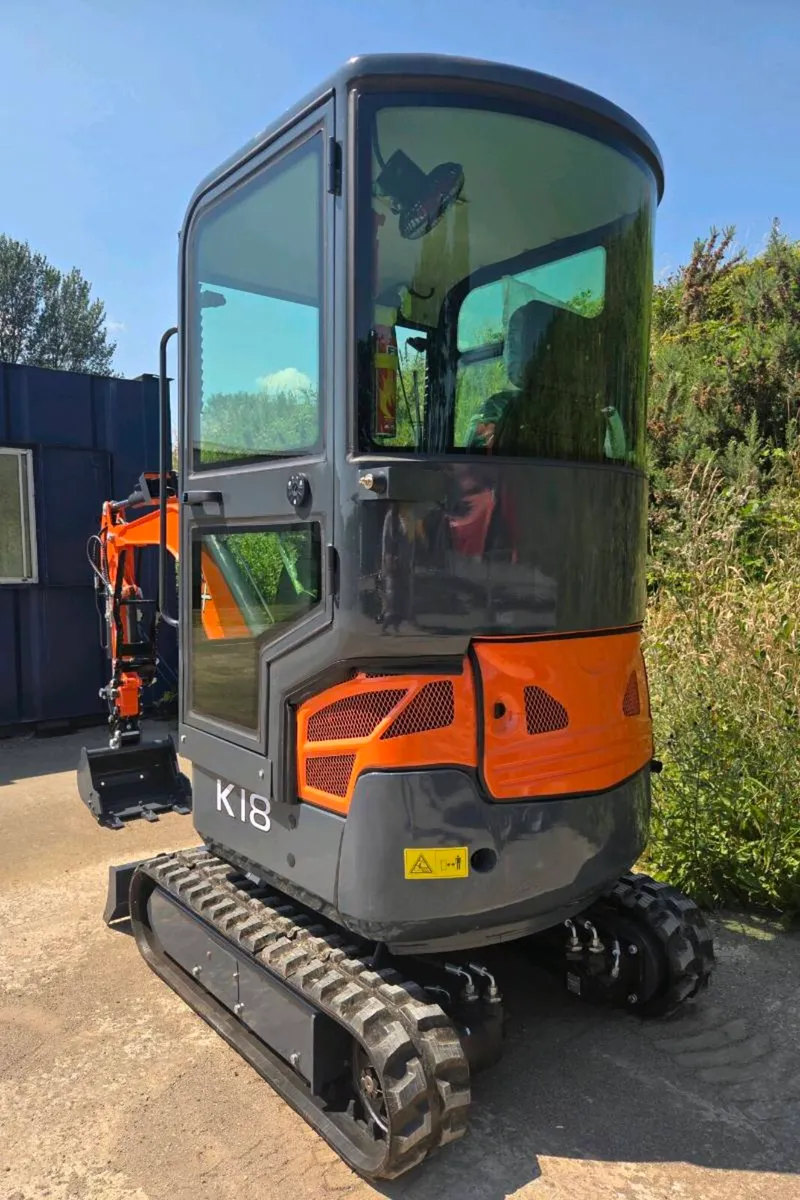 NEW KGX K18 Kubota Powered Mini Digger Excavator - Image 3