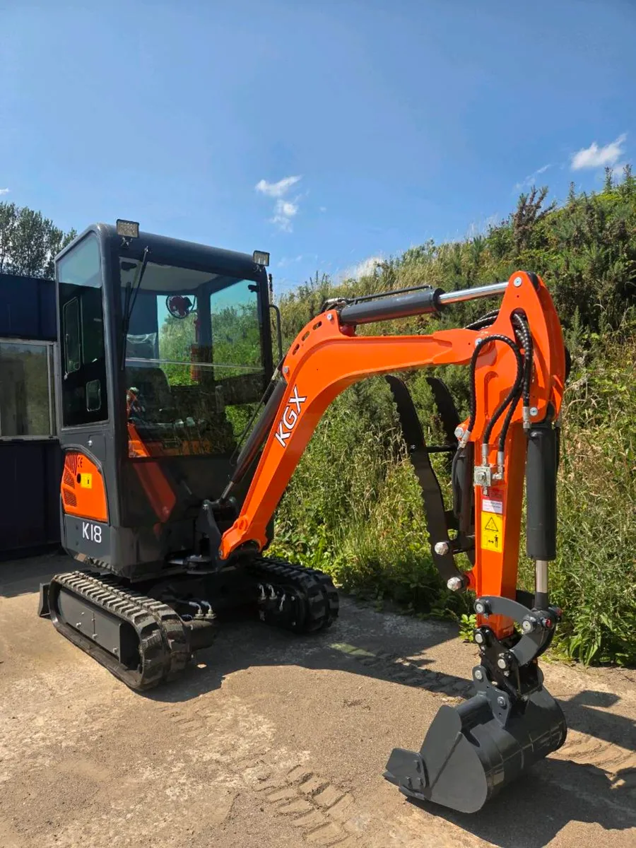 NEW KGX K18 Kubota Powered Mini Digger Excavator - Image 4