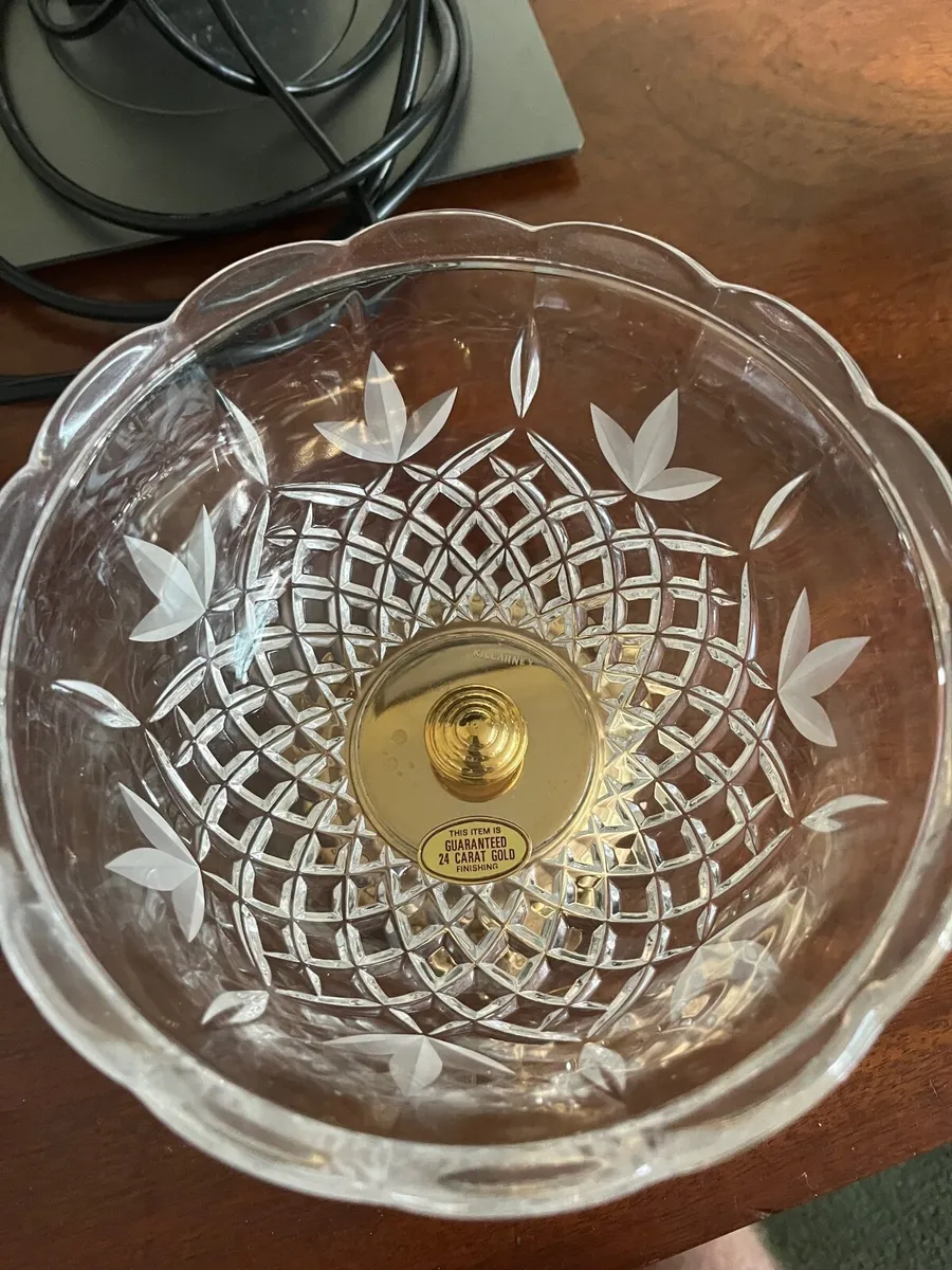 Vintage Killarney Crystal Bowl - Image 3