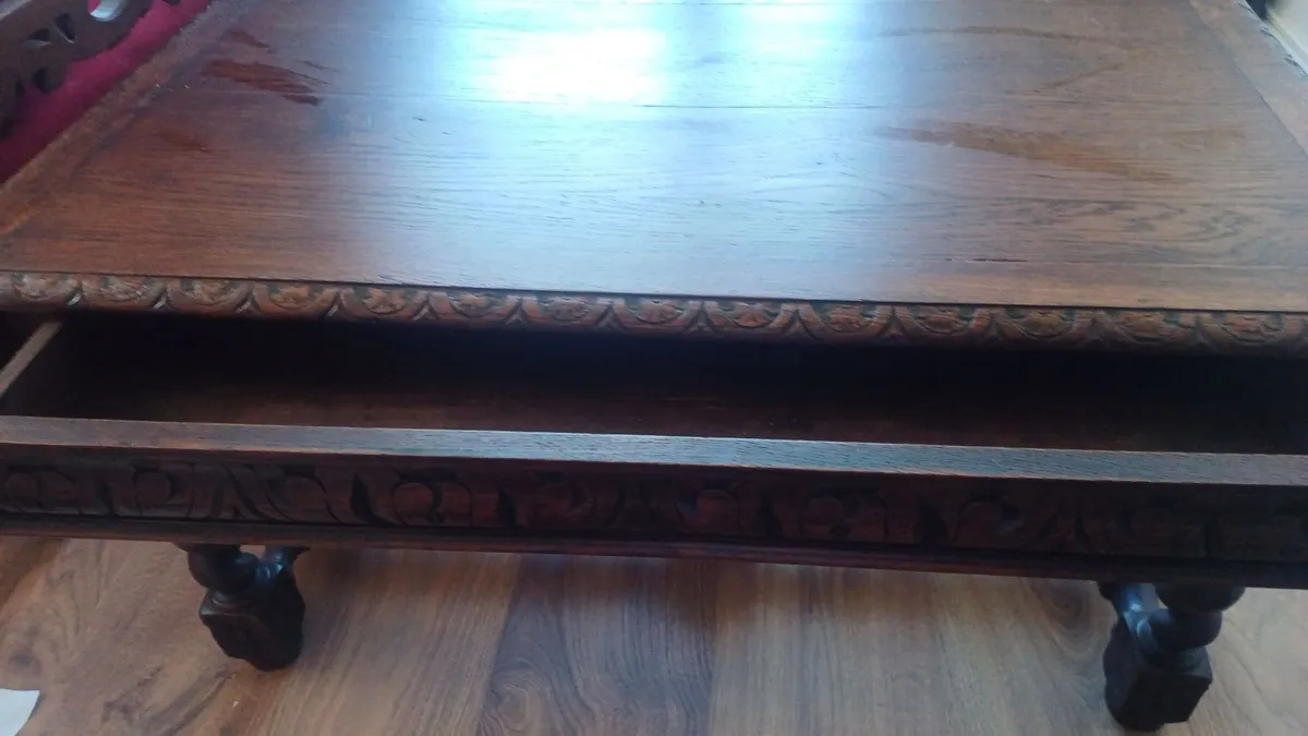 Antique Coffee Table - Image 3