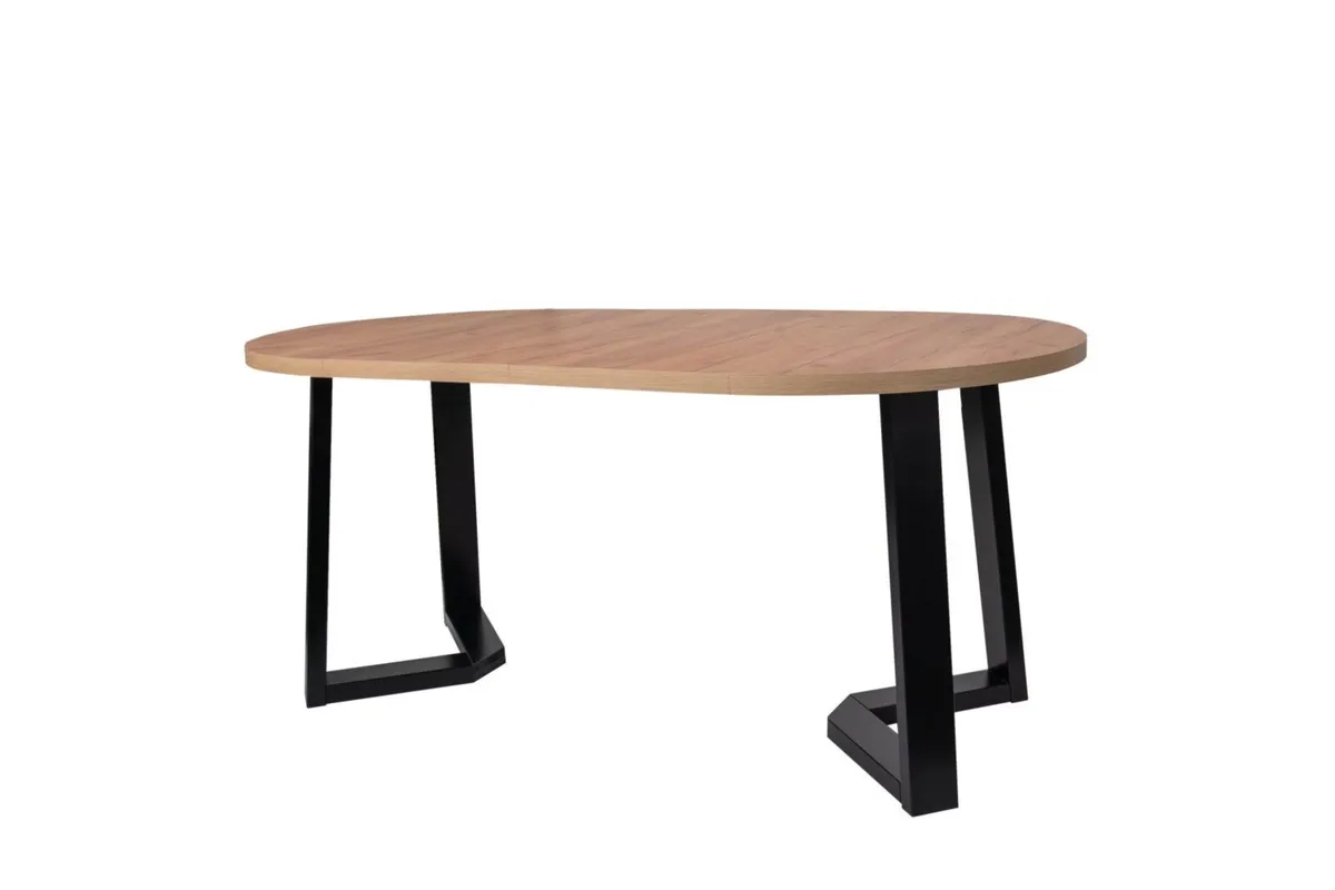 FLEXI 170 Extendable Round Dining Table Laminated - Image 3
