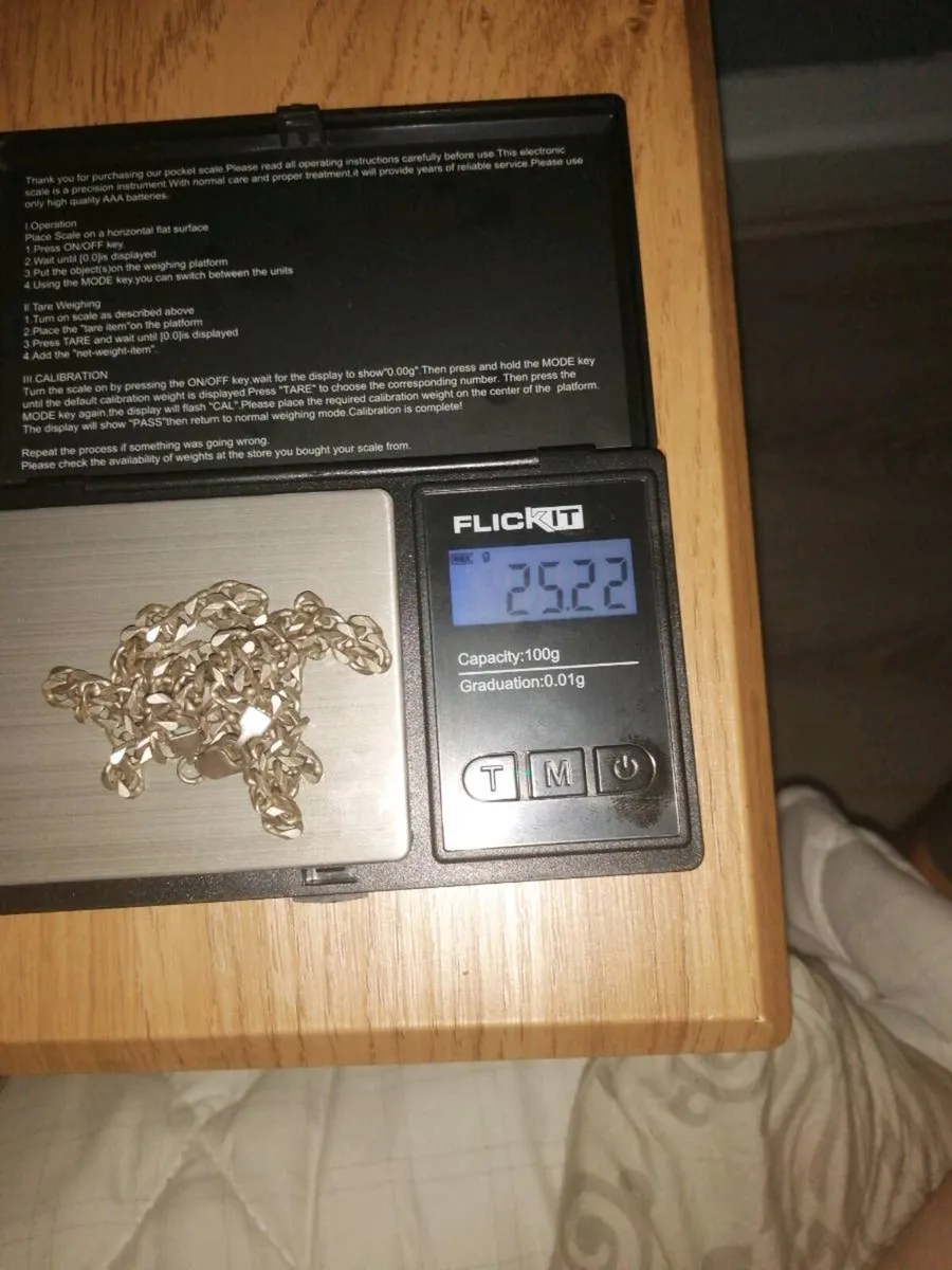 Unisex silver chain - Image 1