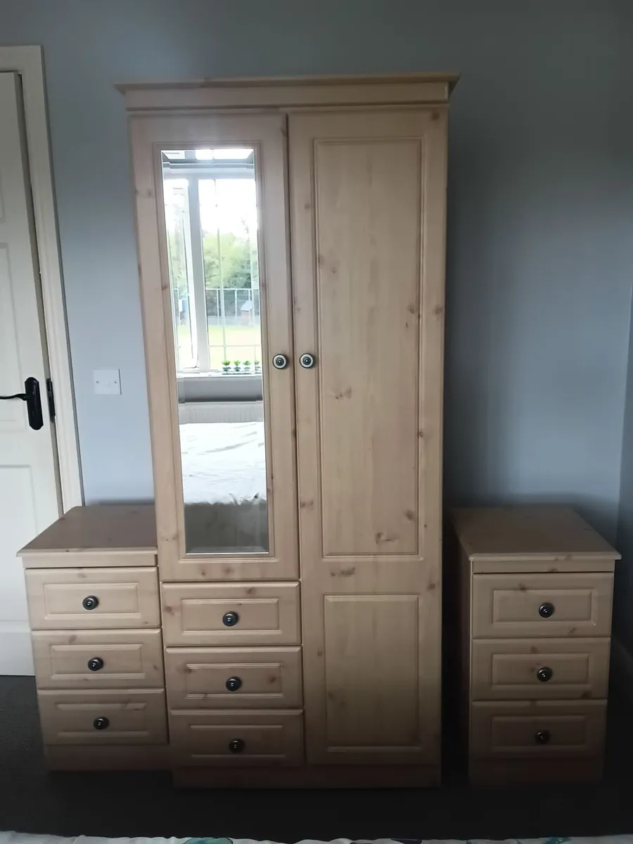 Wardrobe and bedside lockers - Image 2