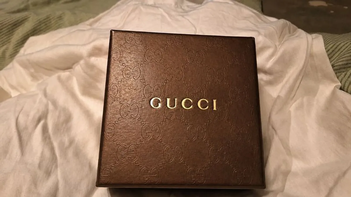 Men's Gucci Neckla& Bracelet Set | Box & Dust Bags - Image 3