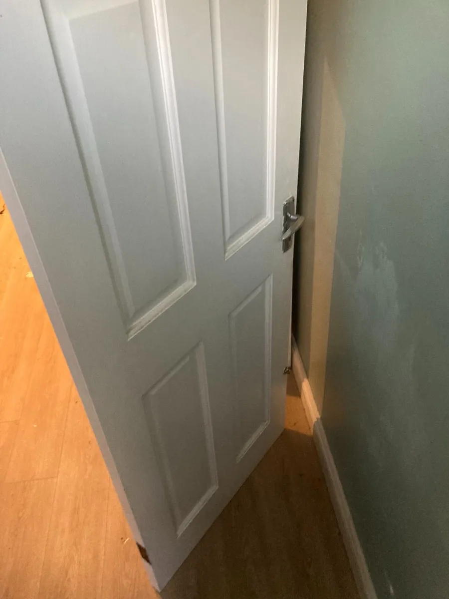 White Wooden Door - Image 1