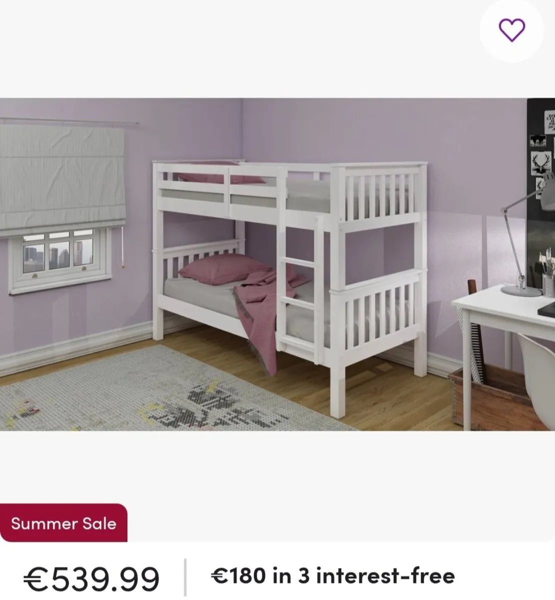 Small single bunk bed - Image 3