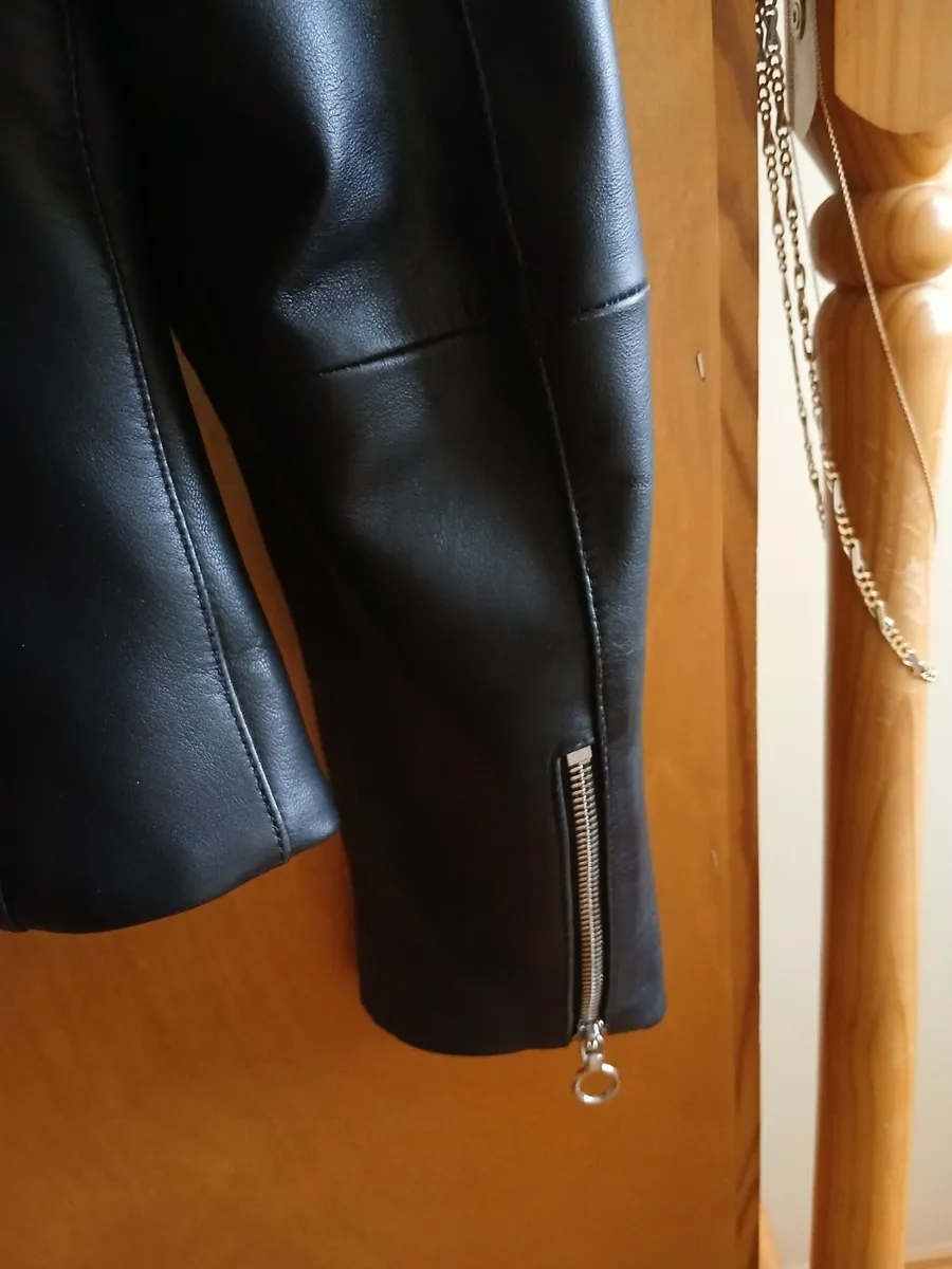 Womens stylish leather jacket 'autograph' - Image 4