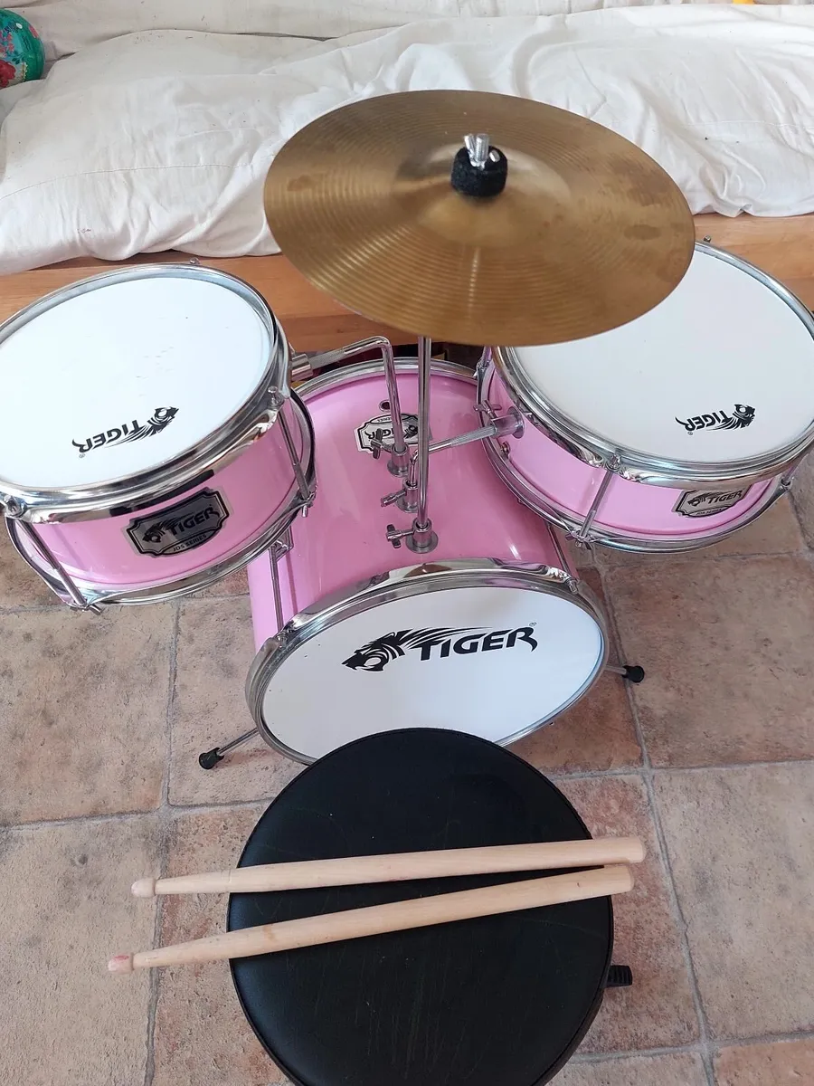 Junior Drum Kit Pink (2-6yrs)