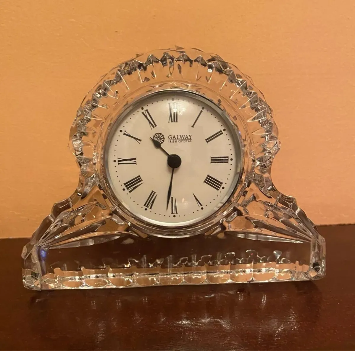 Gorgeous Galway Crystal Clock, NEW CONDITION - Image 1