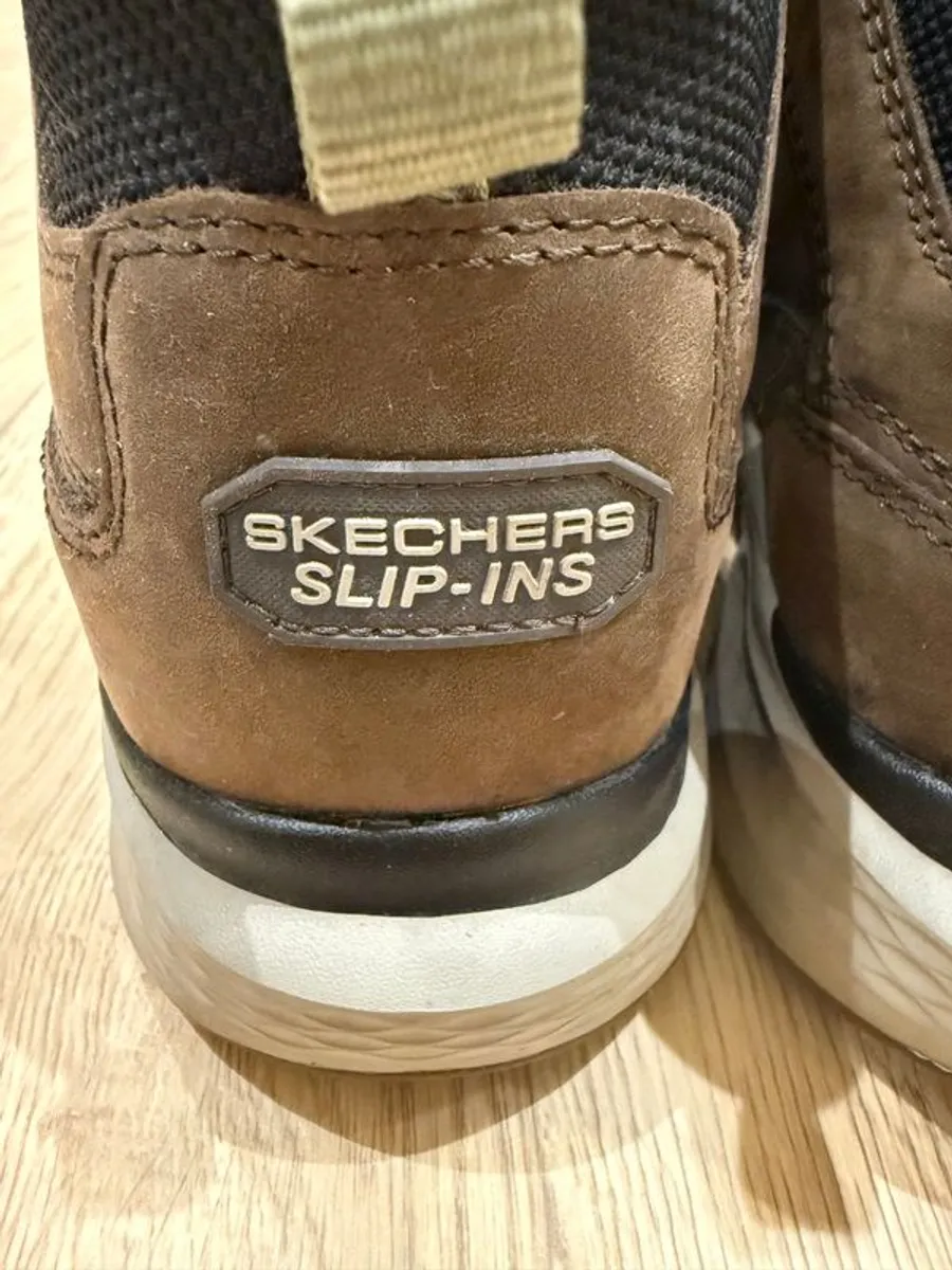 Skechers Mens Waterproof Memory Arch Slip ins UK 10 US 11 - Image 4