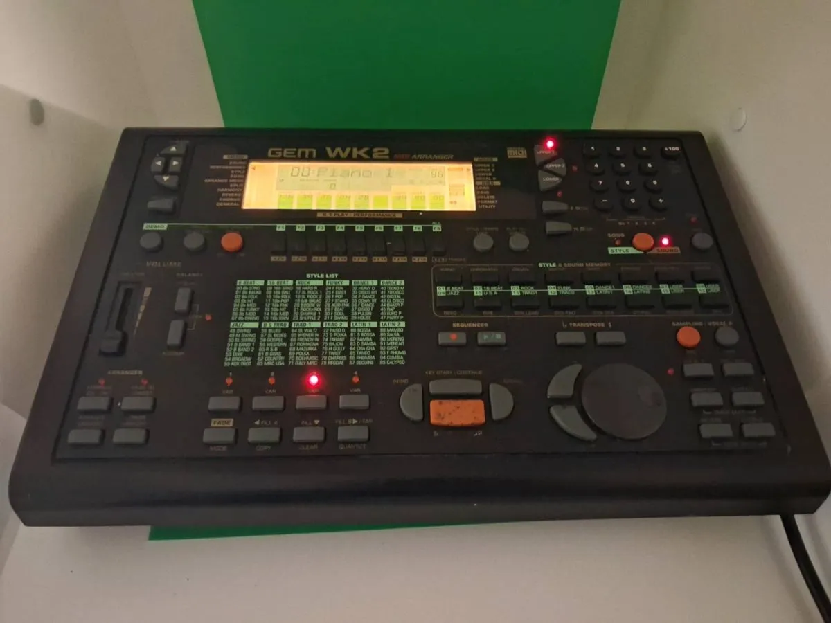 WK2 MODULE EXPANDER REALTIME MIDI ARRANGER VINTAG - Image 2