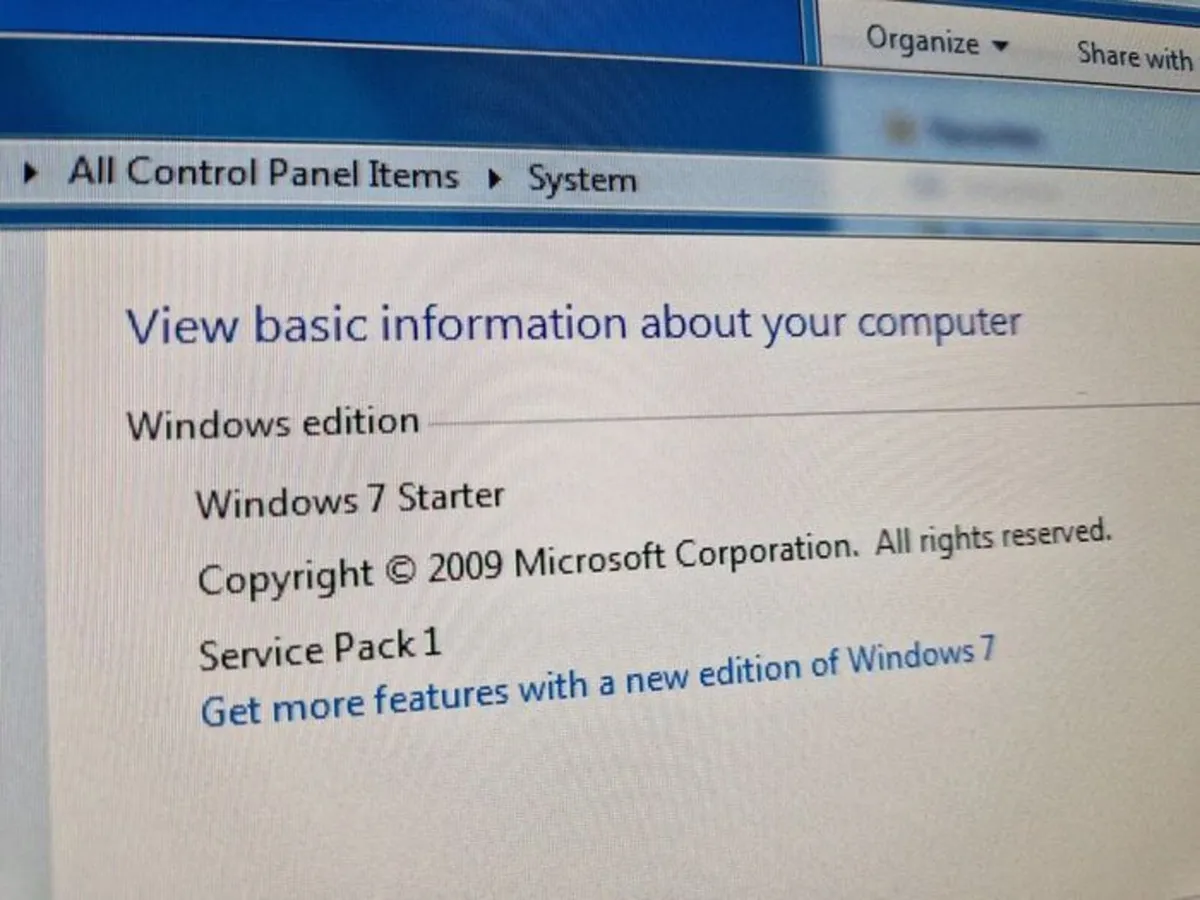 Lenovo ThinkCentre Desktop PC, Windows 7 Starter - Image 2