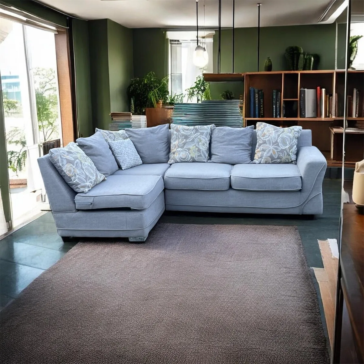 Harvey norman corner L shaped sofa - Image 1