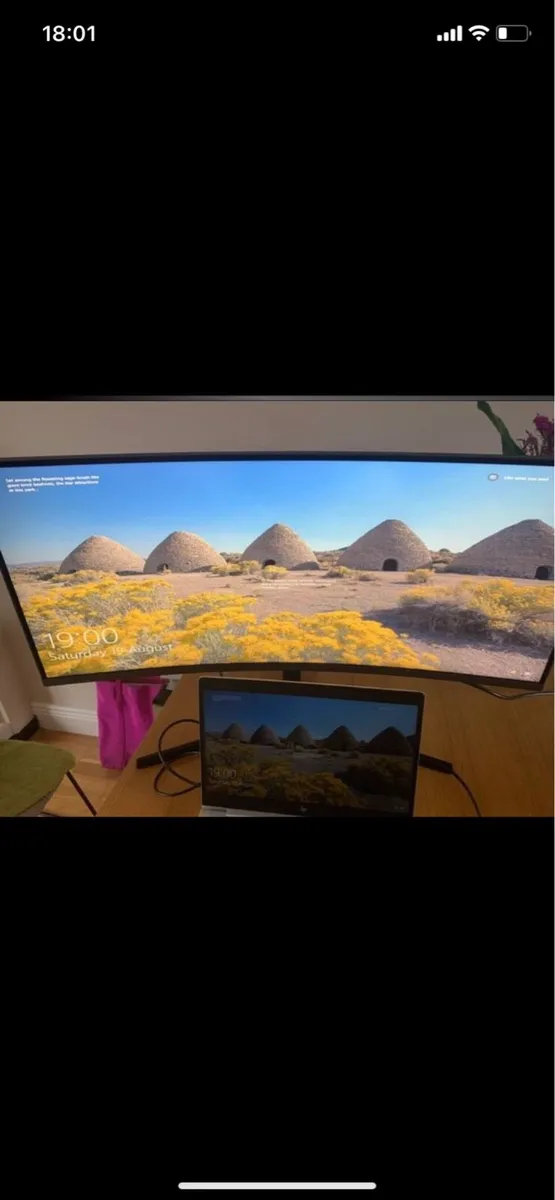 Ultra Sharp 34” curved Monitor - Image 1