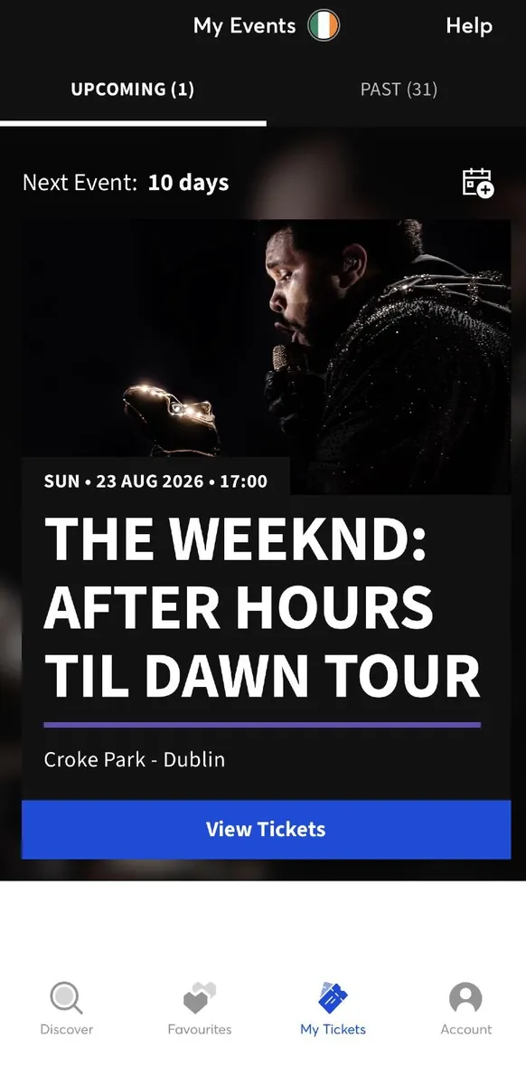 3* Concert Tickets - The Weekend- After Hours Tour - Image 1