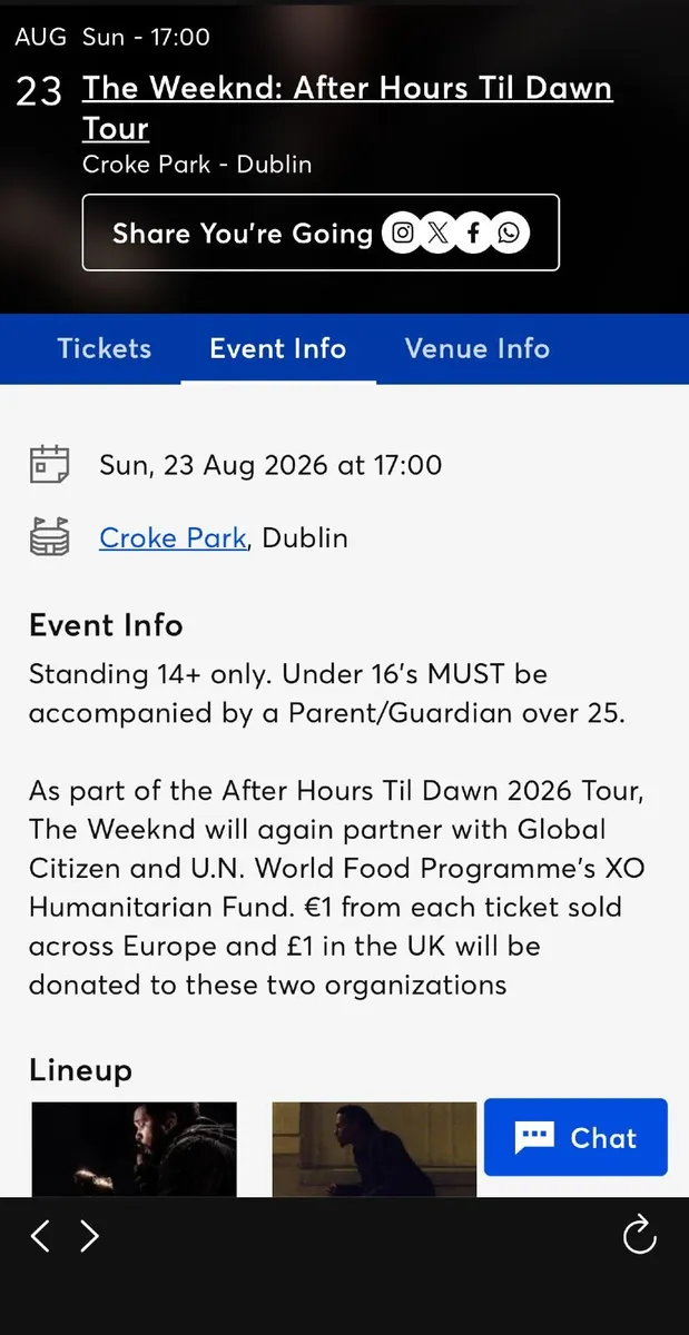 3* Concert Tickets - The Weekend- After Hours Tour - Image 3
