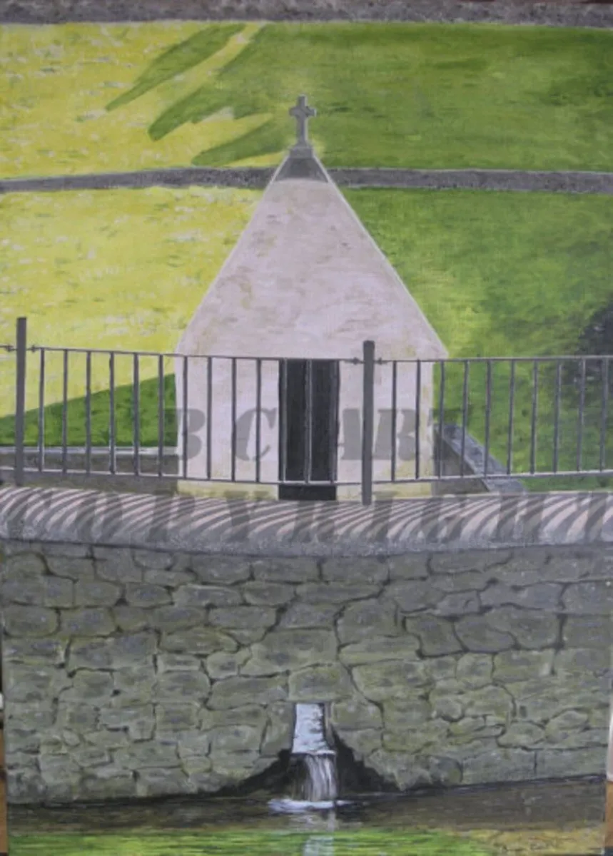 St. Canices holy well painting Kilkenny Acrylic on - Image 1