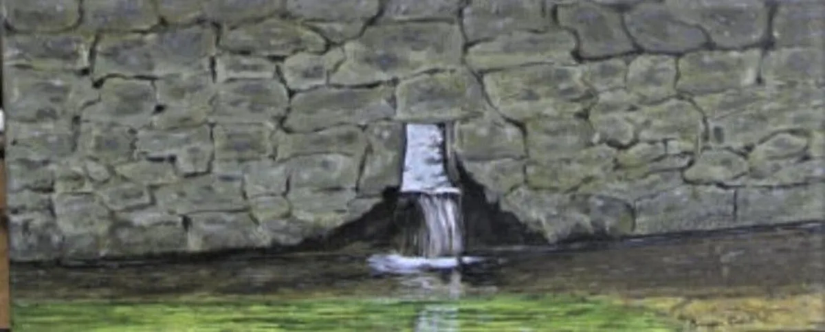 St. Canices holy well painting Kilkenny Acrylic on - Image 2