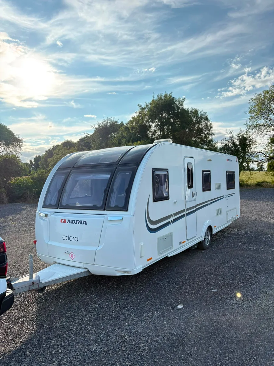2016 Adria 6 Berth Fixed Bed Caravan - Image 1