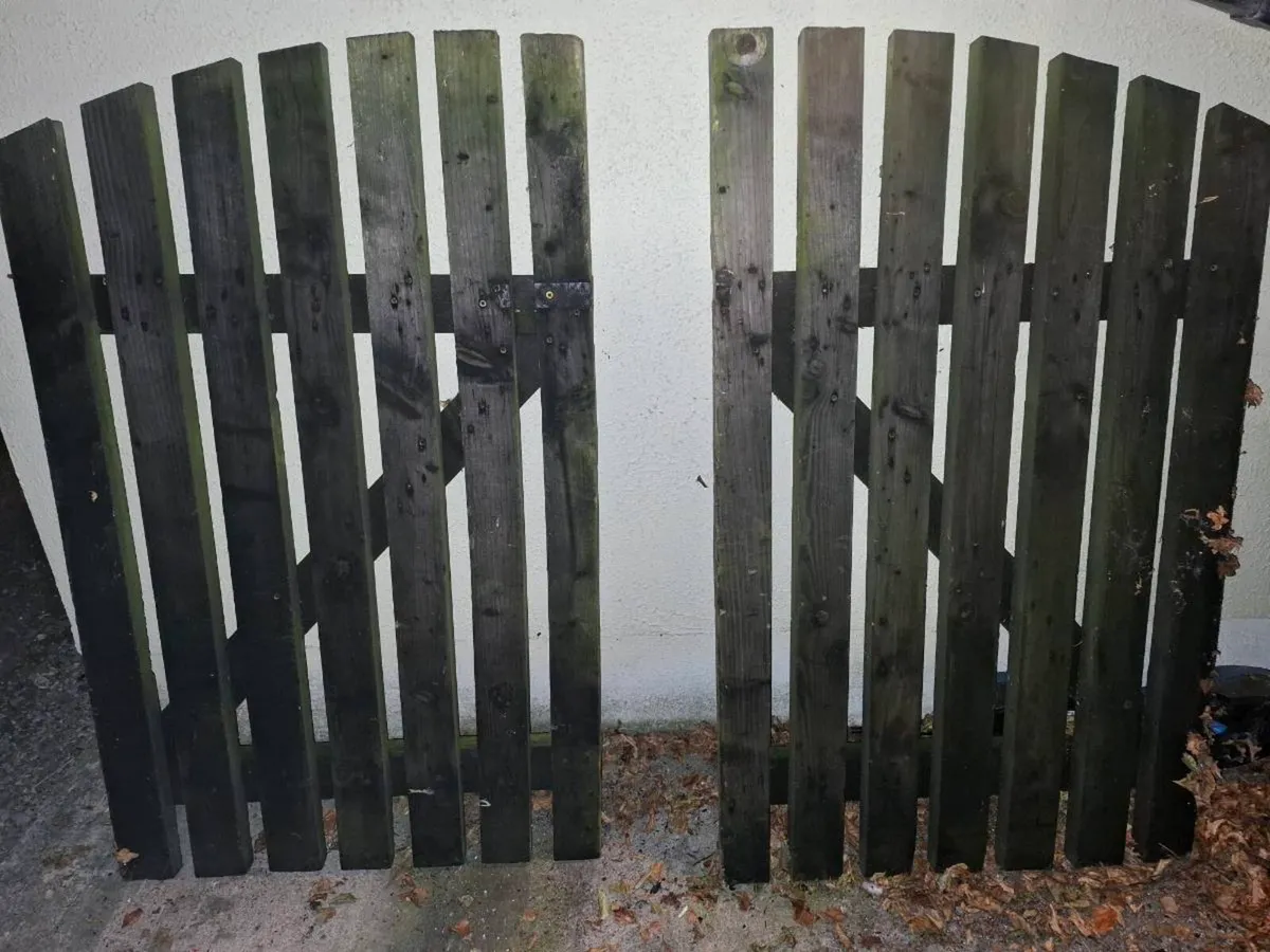 5ft x 3ft Timber Gates (2) - Image 1