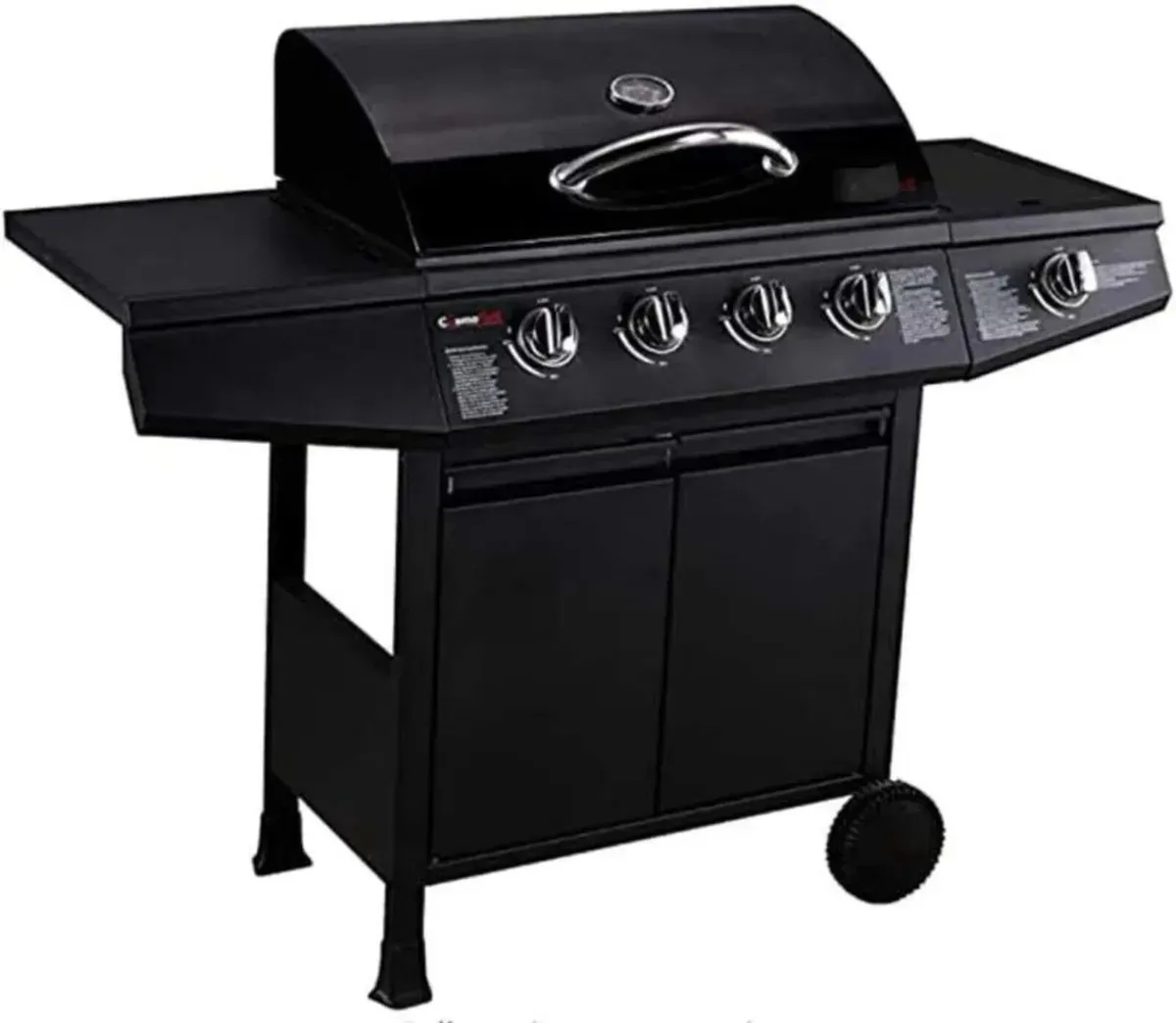 Barbecue Gas Grill 4+1 Burner with Side Burner - Image 1