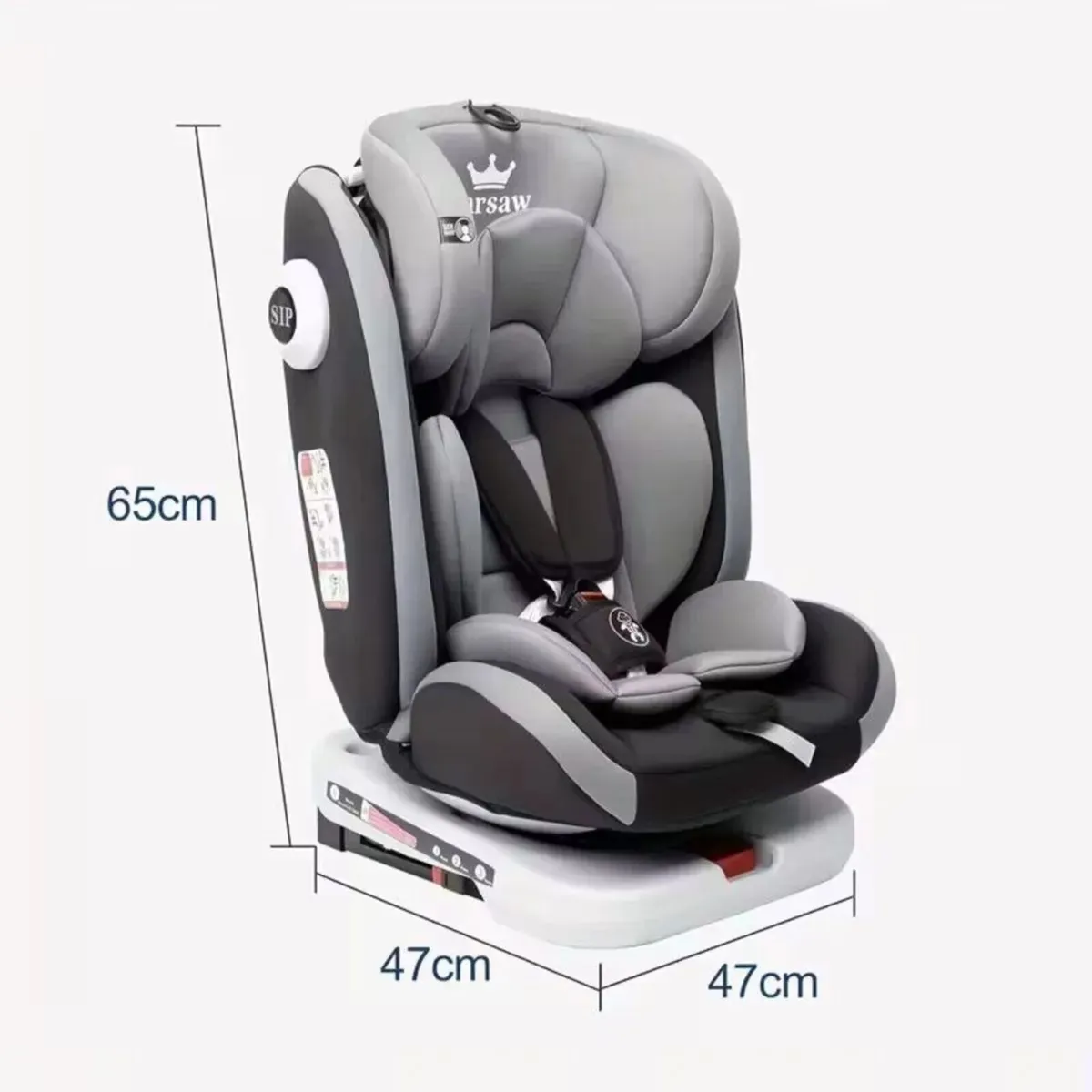 Baby Car Seat 360° Swivel Safety Seat - Image 3