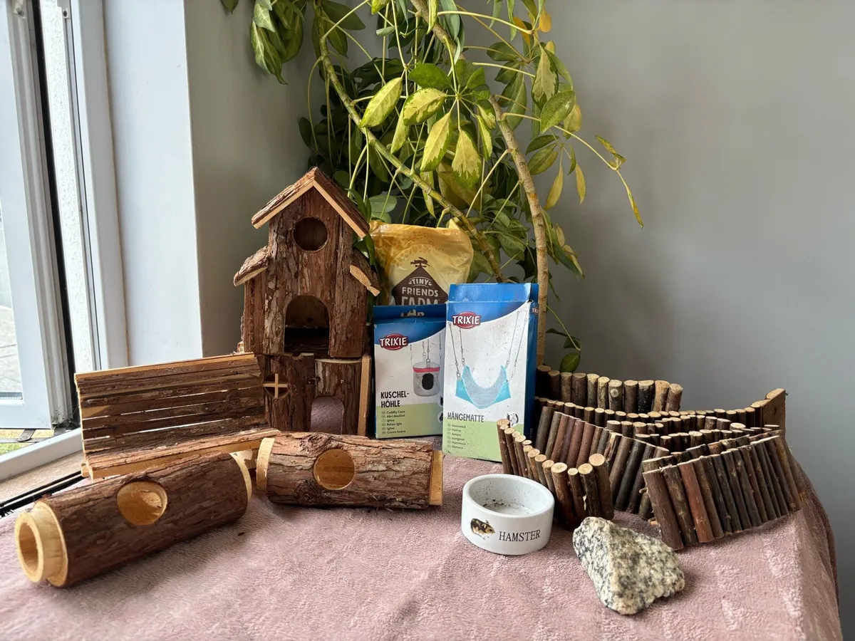 Hamster Cage Enrichment/Toys/water bowl etc - Image 1