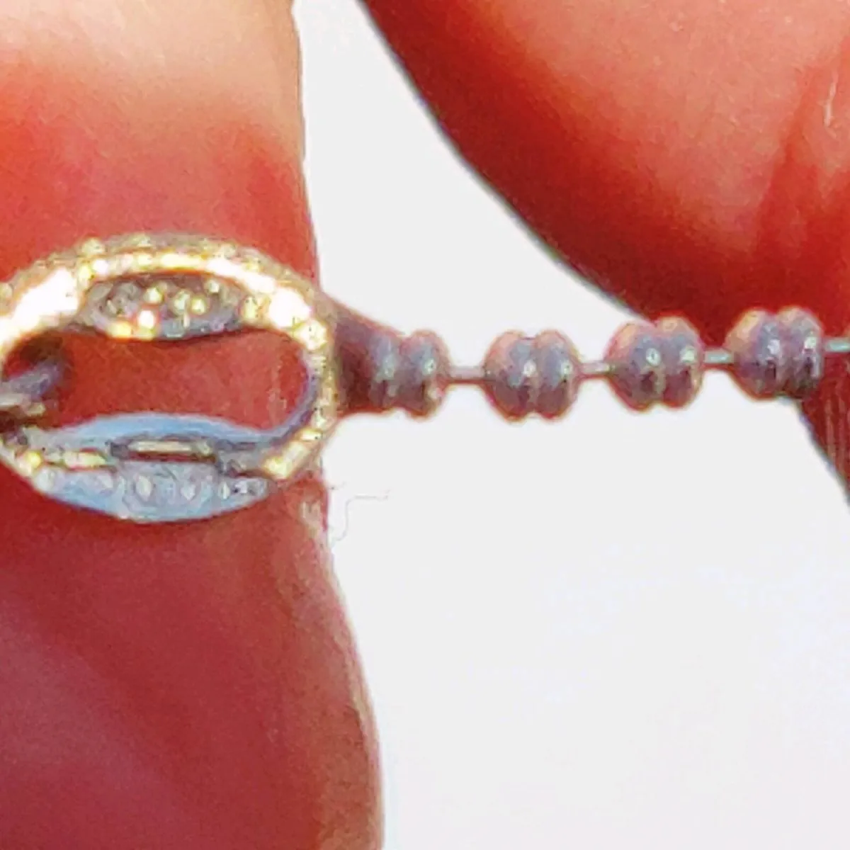 CHUNKY BEADY HEAVY, 825 Silver 18"Unisex Necklace - Image 2