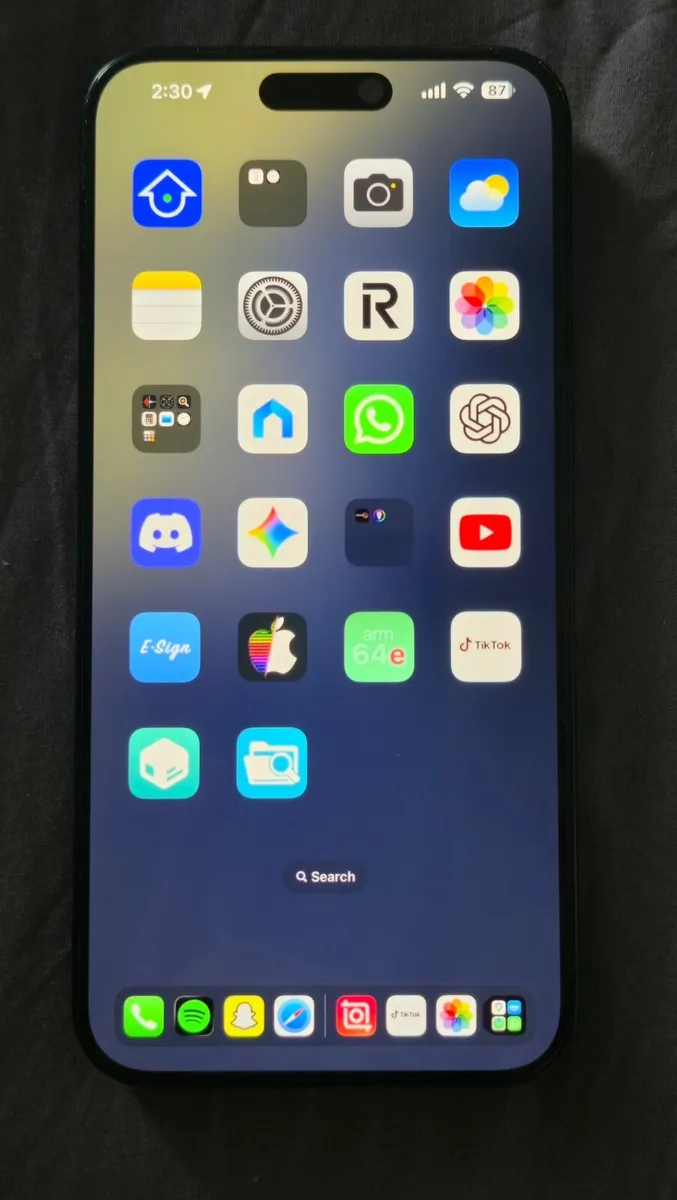 Jailbroken iPhone 15 Pro Max Dopamine 3.1 - Image 1