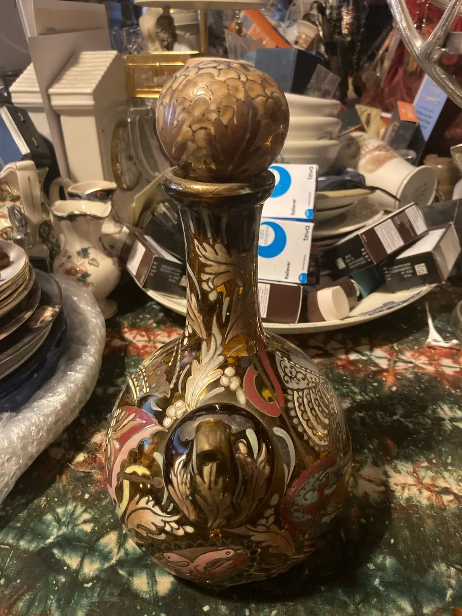 Antique Spanish glass bottle free postage - Image 2