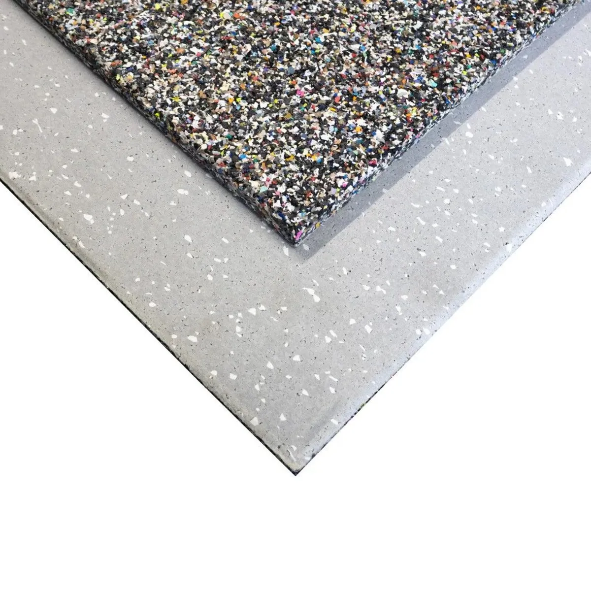 Lux: Glacier 15mm 1m² Rubber Gym Flooring Tiles - Image 3