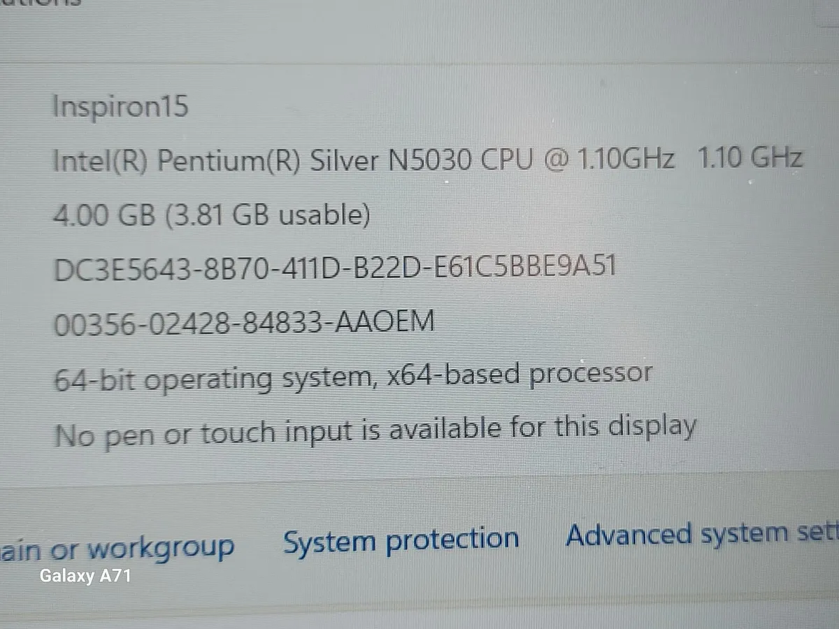 Dell Inspiron Laptop 3502 (Inspiron 15 3000series) - Image 4