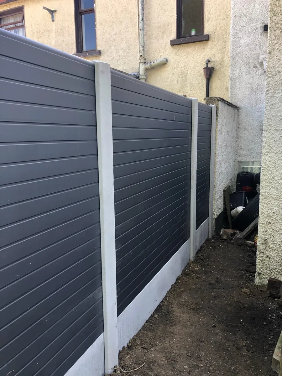 PVC panels, Posts. Supply and install - Image 1