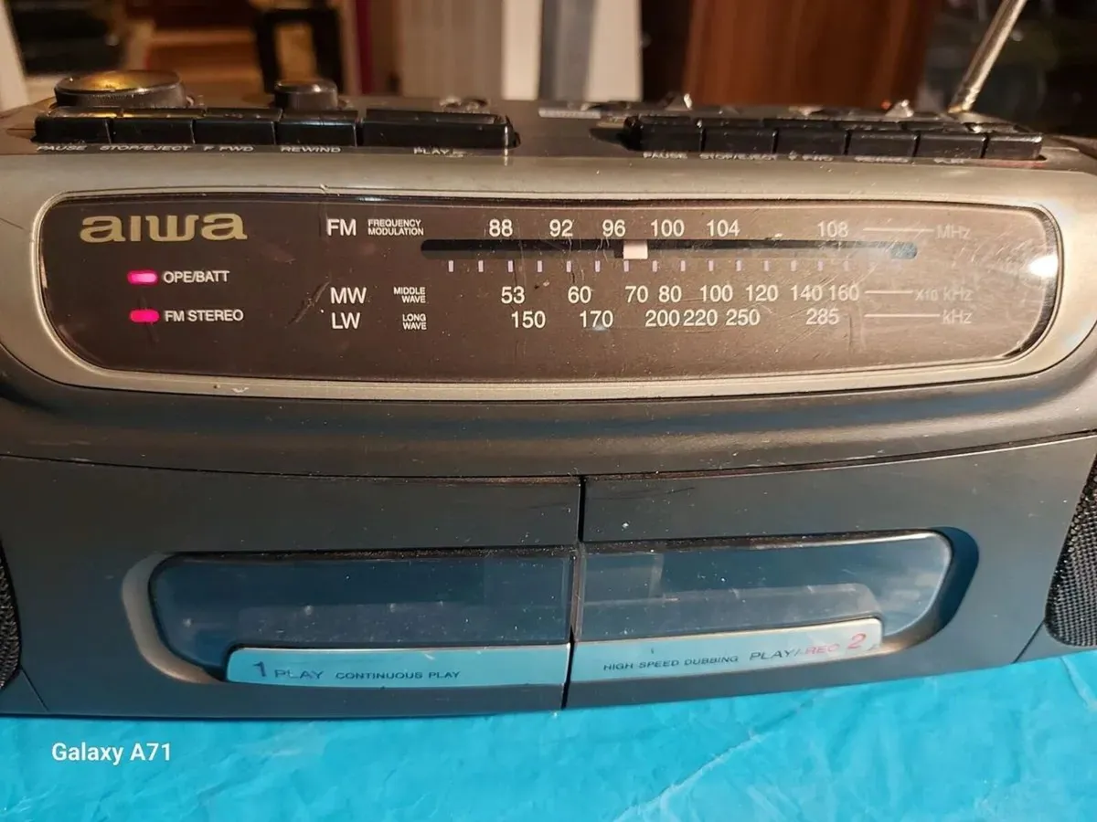 AIWA Stereo Radio Cassette Recorder Model CS-W320E - Image 2